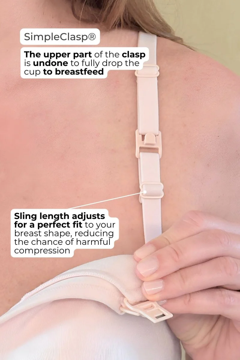 SuperMom® Silhouette Hands-Free Pumping & Nursing Bra | Ballet Slipper - Image 7