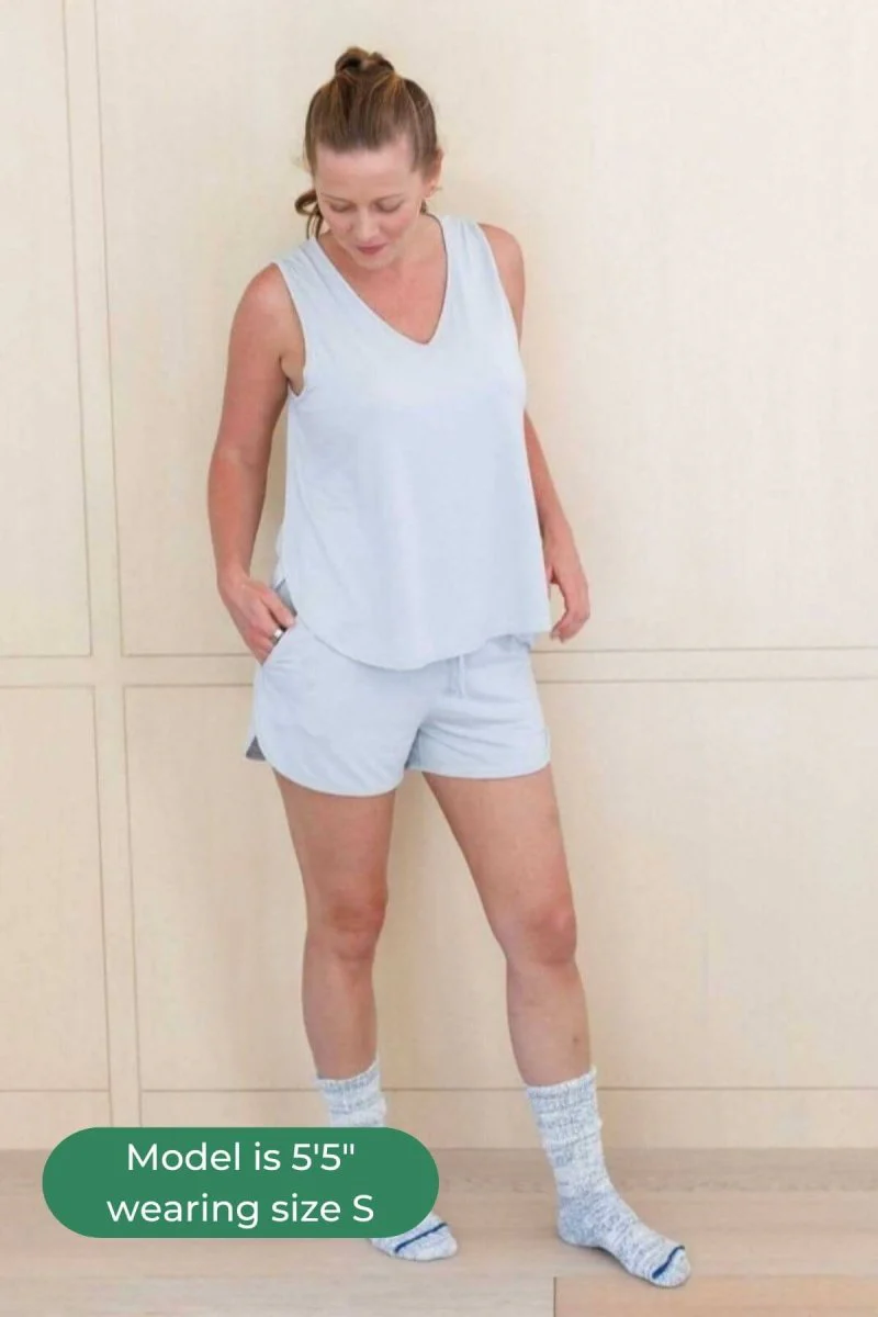 Chloe Nursing Tank + Short Pajama Set - Image 4