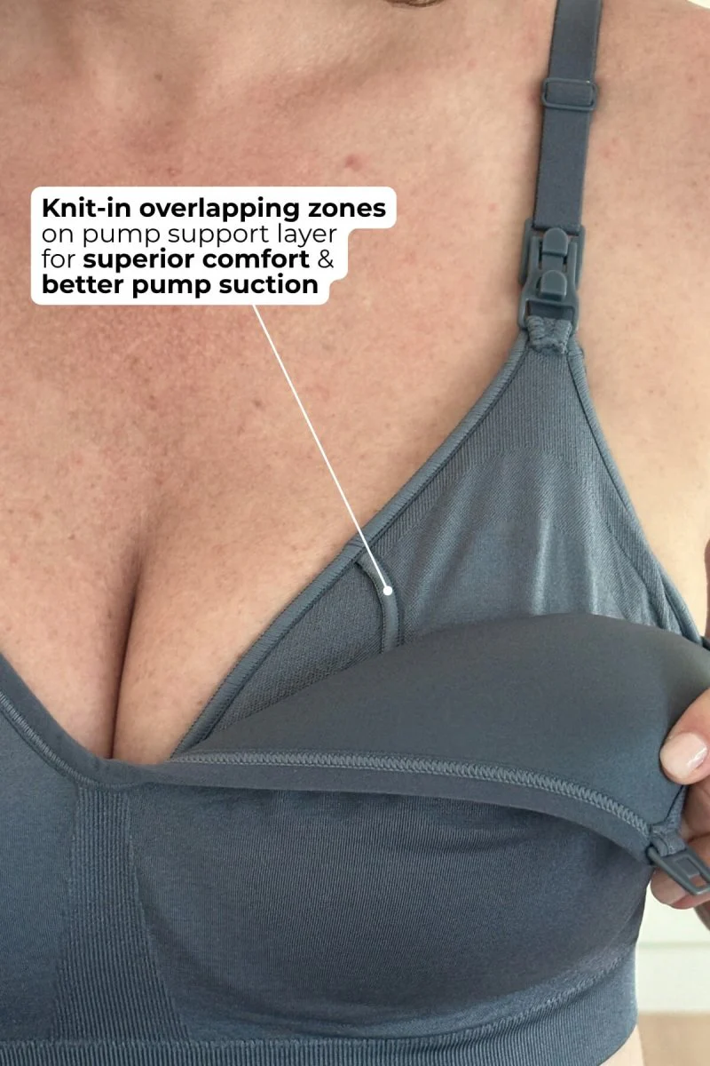 Hue Choose™ | 3-Pack SuperMom Silhouette Pumping Bra - Image 5