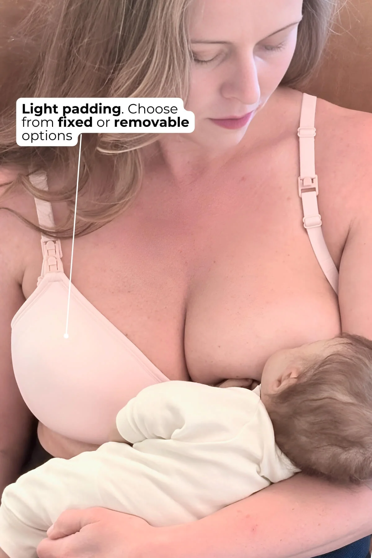 SuperMom® Silhouette Hands-Free Pumping & Nursing Bra | Ballet Slipper - Image 10