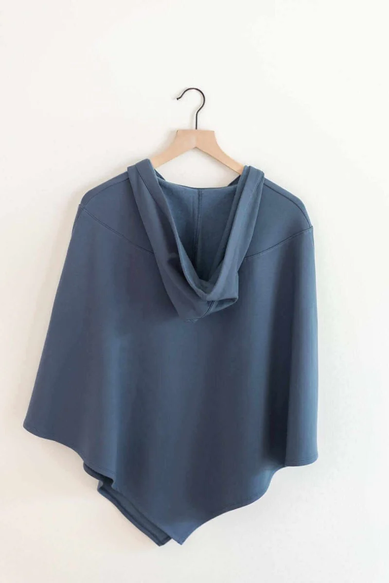 Zoe Fleece Hooded Poncho - Image 11